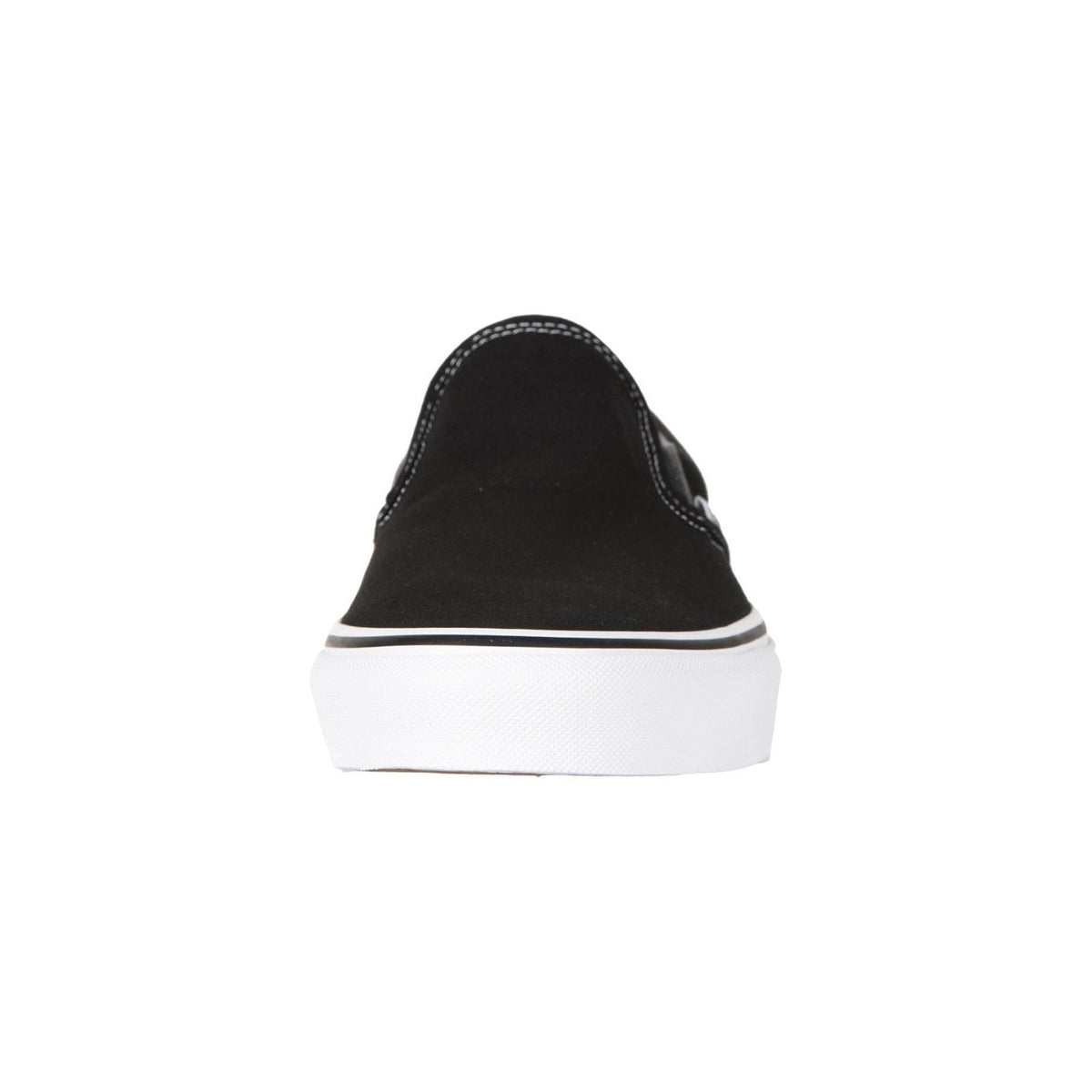 Vans Classic Slip-On Canvas Sneakers Black/White Unisex Size 9 Men / 10.5 Women