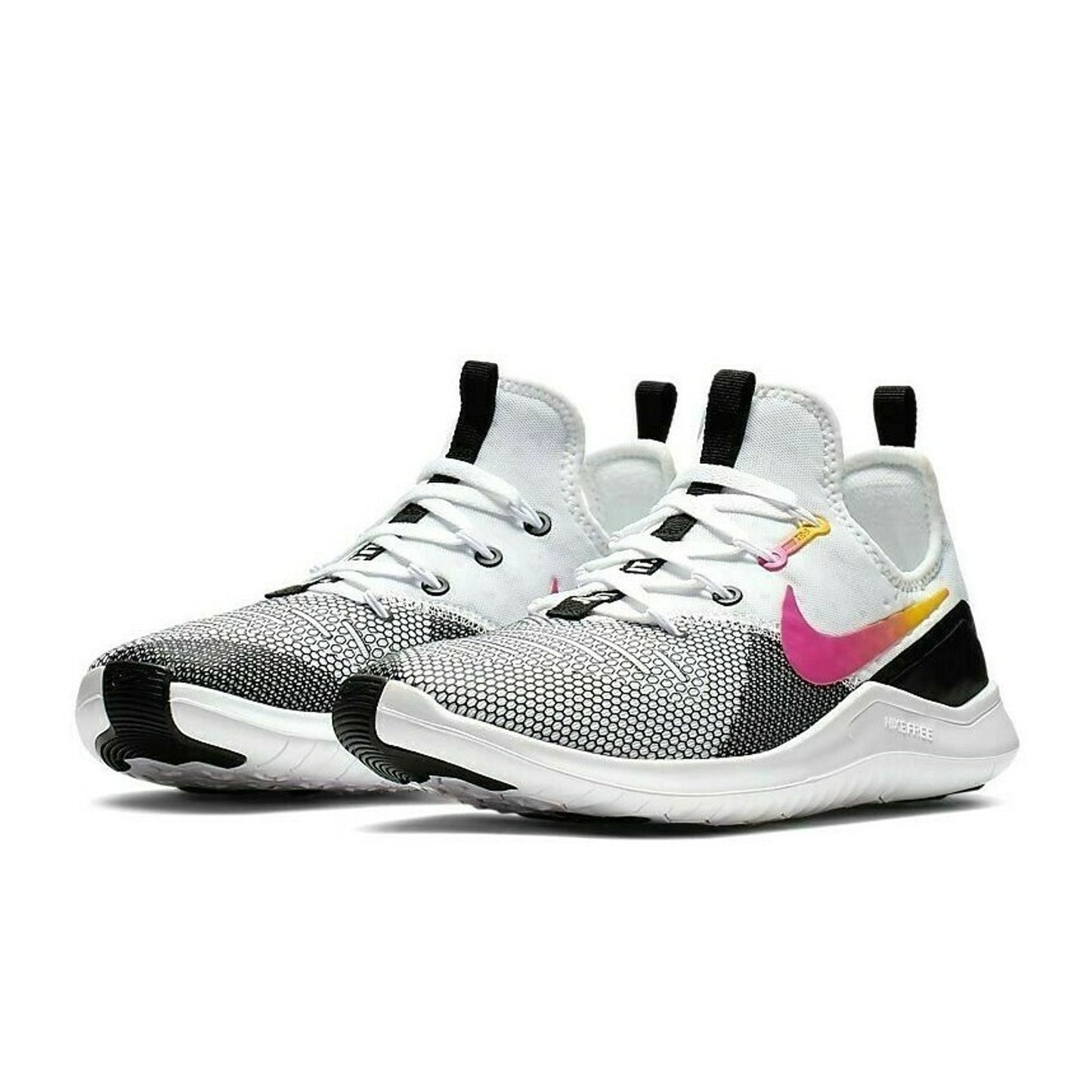 Nike Free TR 8 Training Shoes Black White Fuchsia 942888 008 Women's Size 8.5 M