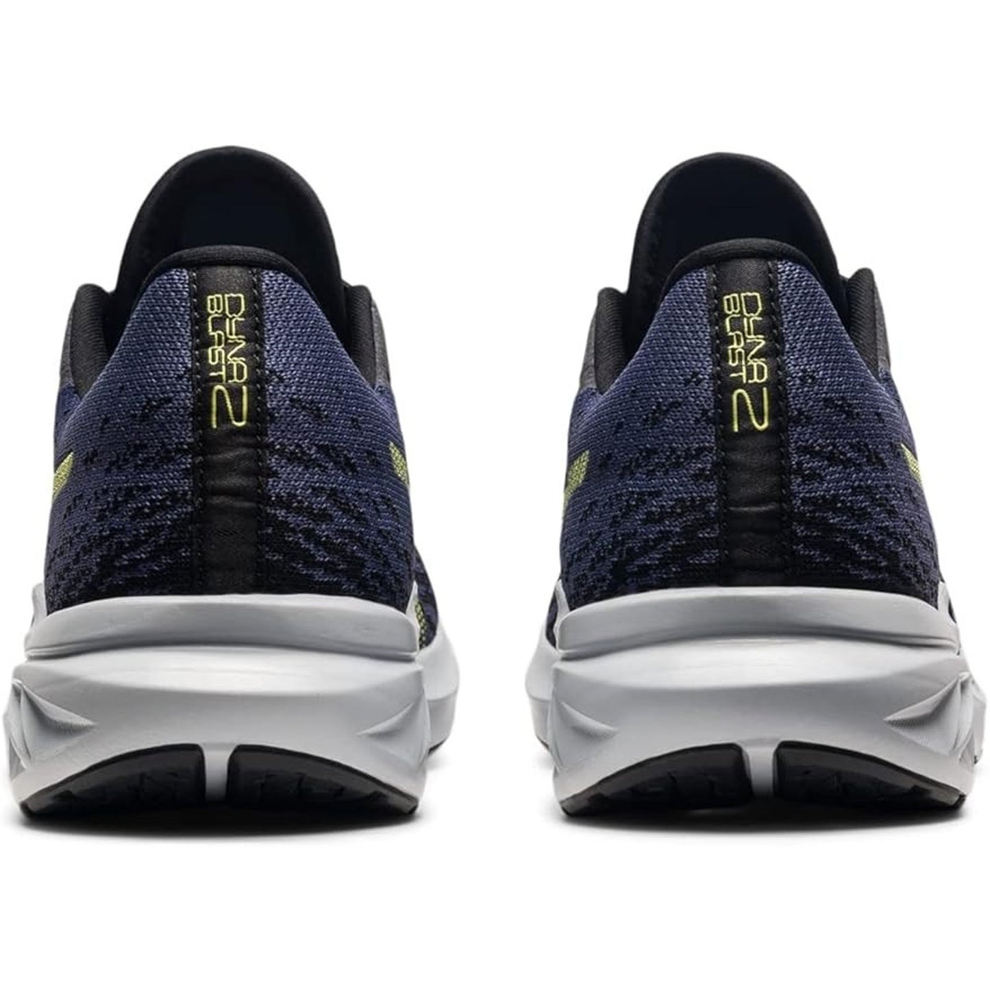 Asics Dynablast 2 Shoes Men's Black/Glow Yellow Low Top Running Sneakers 9 M