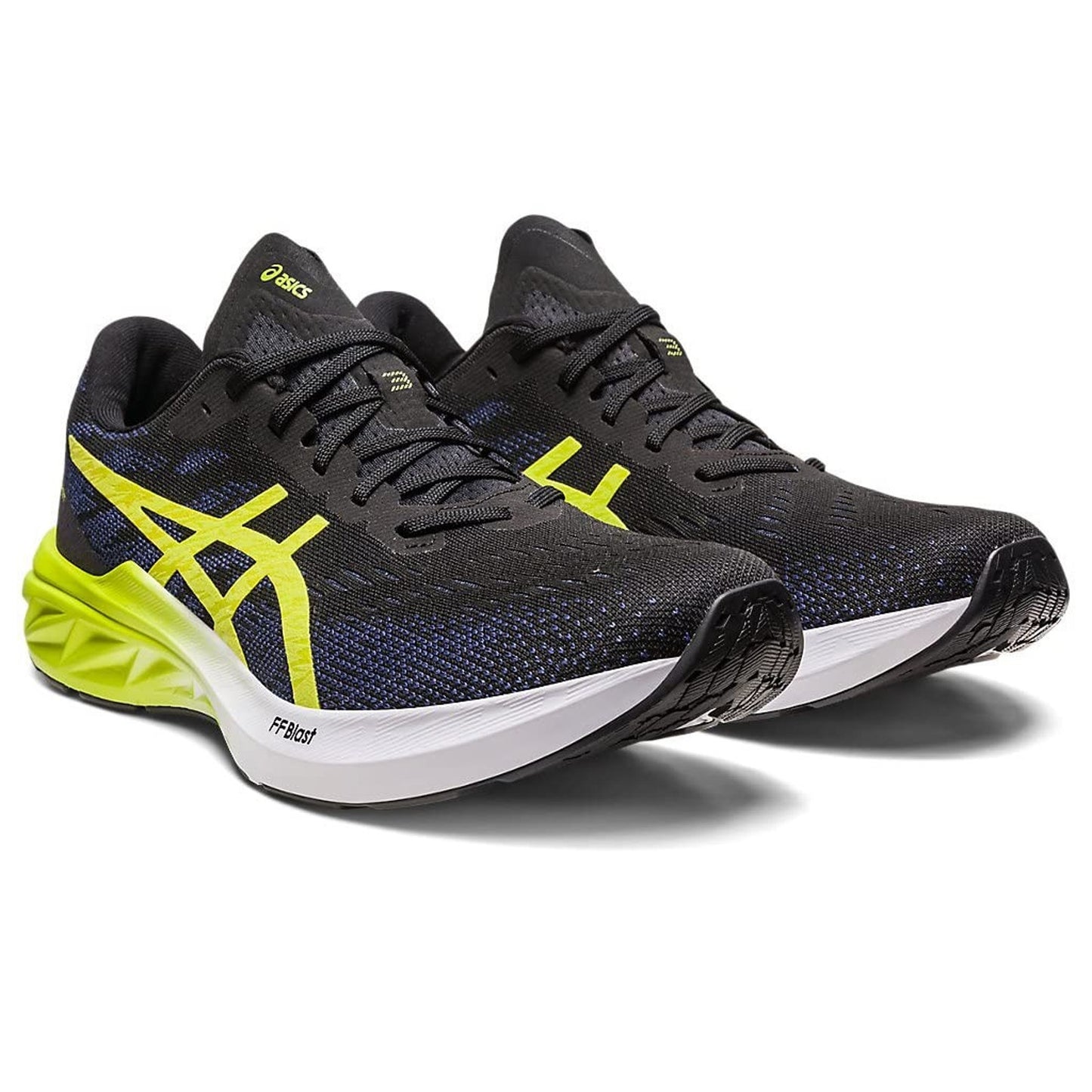 ASICS Men's Dynablast 3 Black/Lime Zest Running Shoes US size 10.5 M