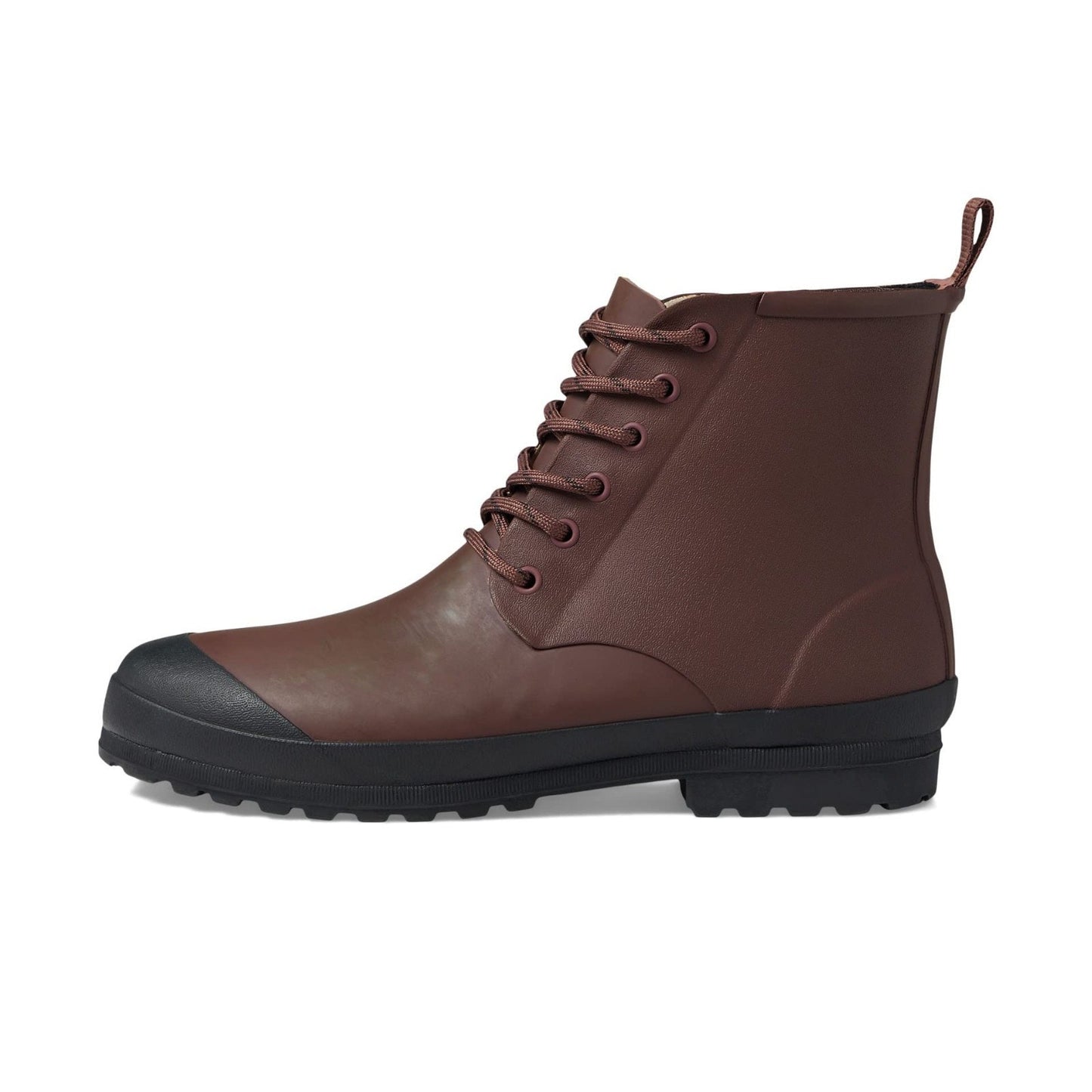 MADEWELL Women's The Lace-Up Lugsole Rain Boot s Dark Cabernet MA442 Shoes 9