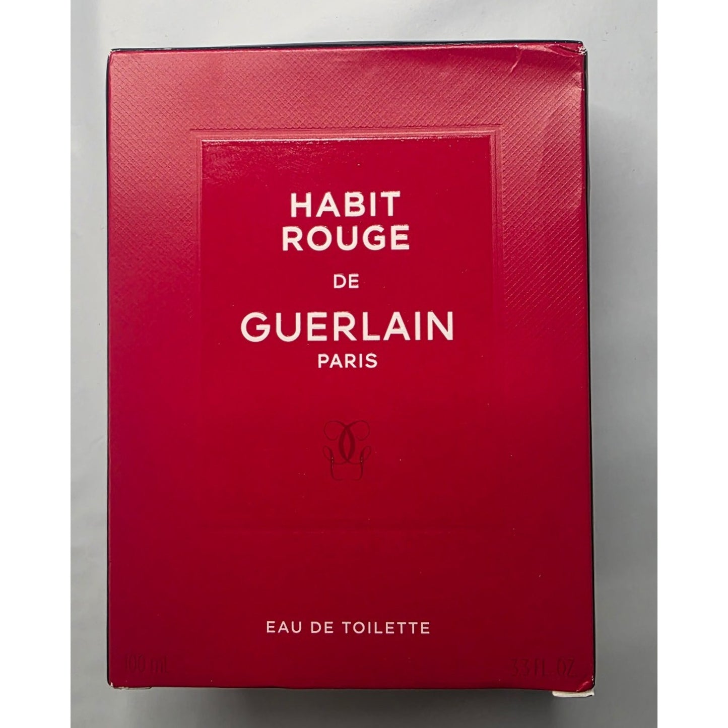 Habit Rouge by Guerlain for Men 3.3 oz Eau de Parfum Spray NEW 100% AUTHENTIC