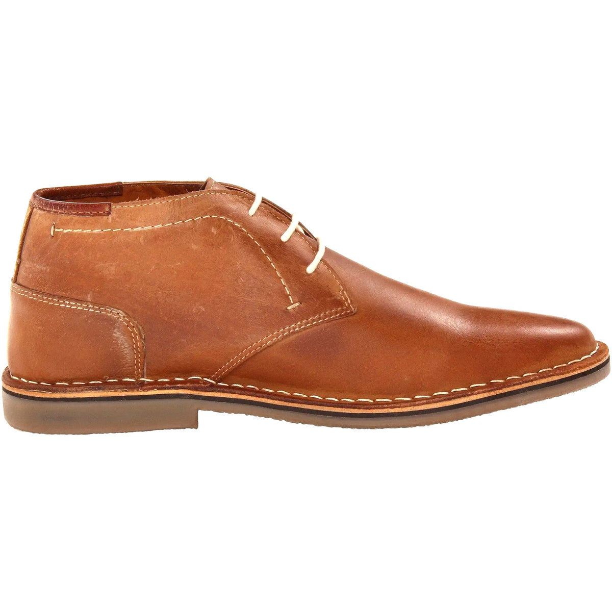 NWB Steve Madden Hestonn Men's Chukka Shoe Lace Up Brown/ Tan Leather size 9.5