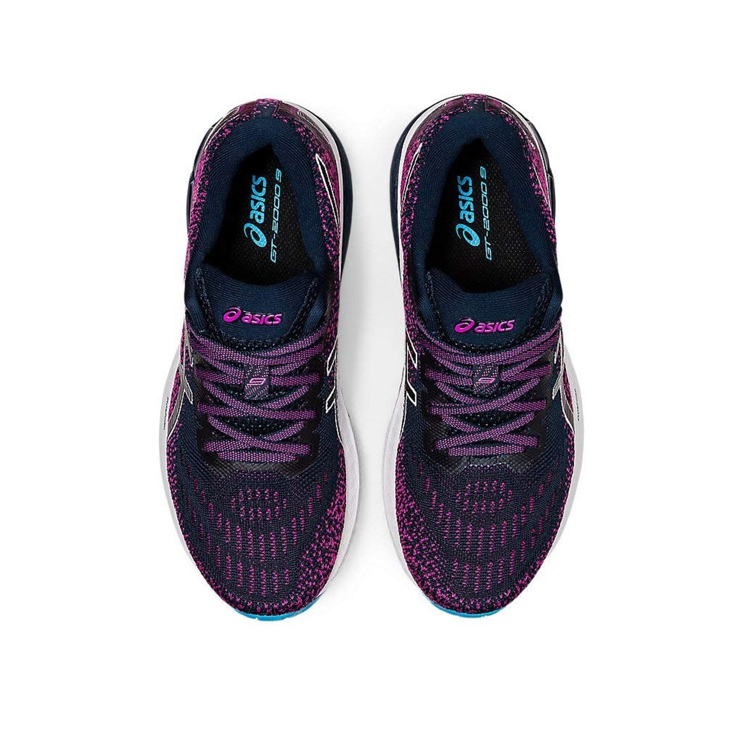 ASICS GT 2000 9 Knit Women 's Running shoes French Blue/White Size 7 M