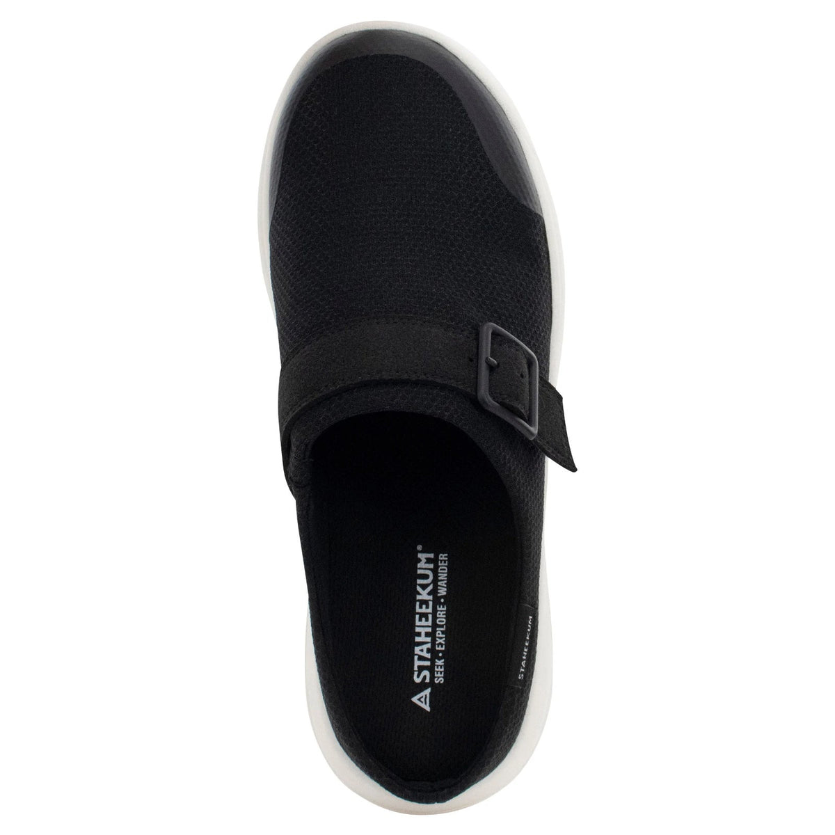 Staheekum Women's Slip-On Shoe Black Breathable Cushioned Casual Size 8.5 M