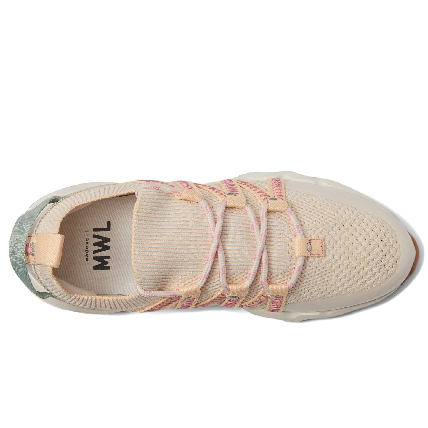 Madewell Field Knit Sneakers Pale Celadon Multi 8.5 M