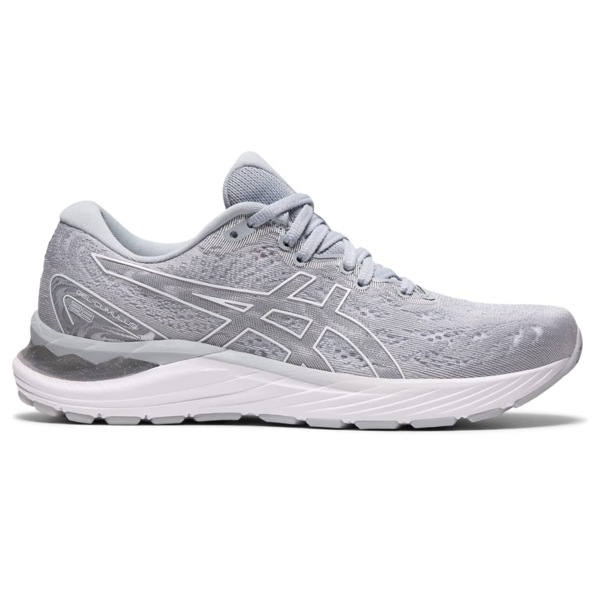 ASICS Women's Gel Cumulus 23 Running Shoes, Piedmont Grey/White 9.5 M