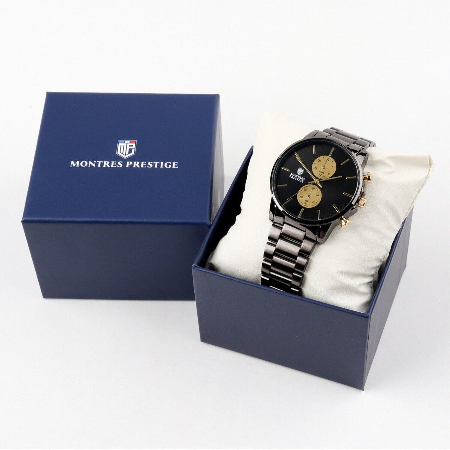Invicta X Montres Prestige Men's Gold/Black Watch 46mm MPW-0119 Invicta