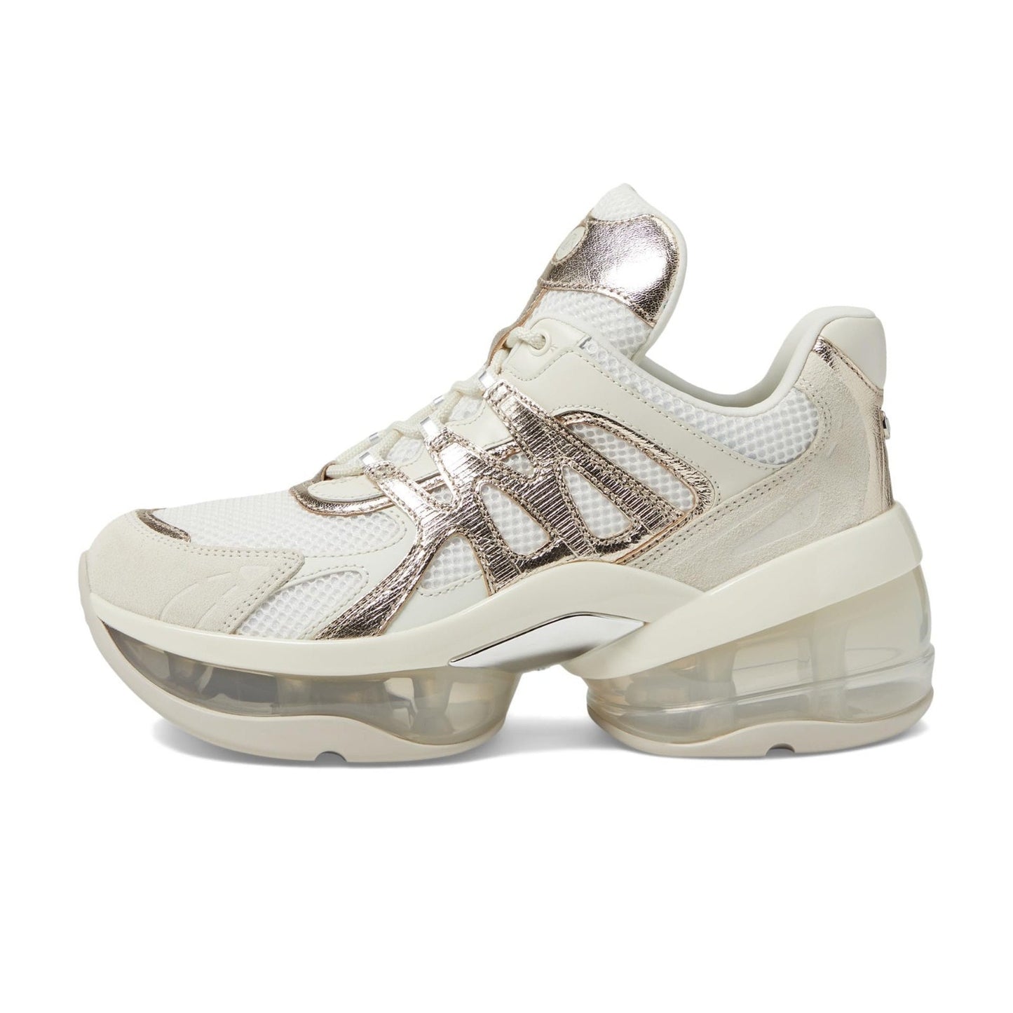 Michael Kors Women's Olympia Sport Extreme Trainer Sneaker Shoes Cream 9.5 M