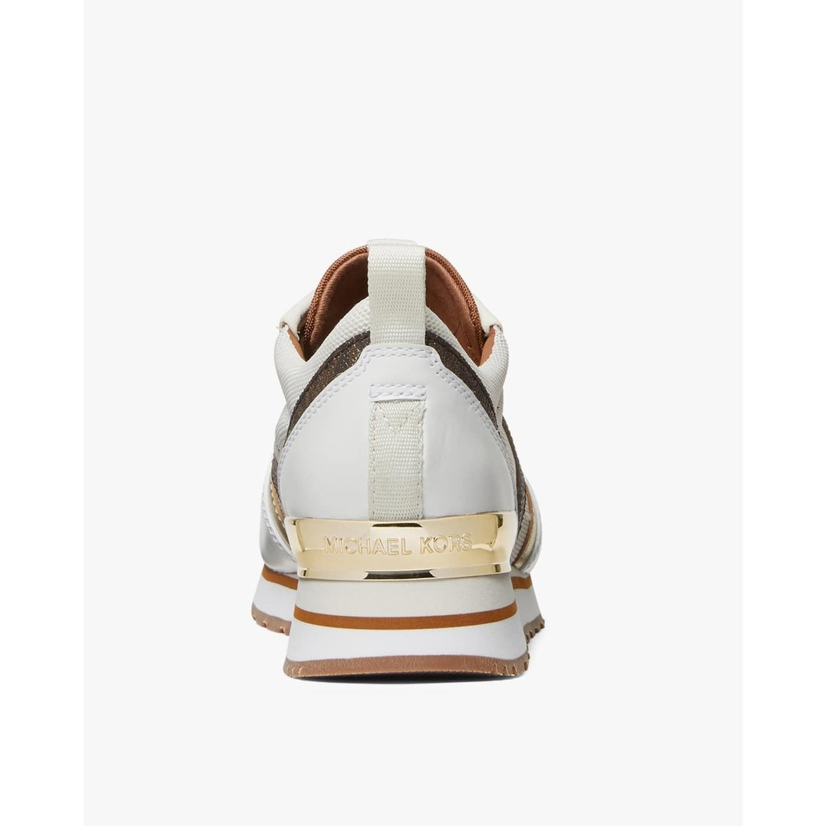 Michael Kors Woman's Dash Trainer Luggage Multi, Size: 6 M