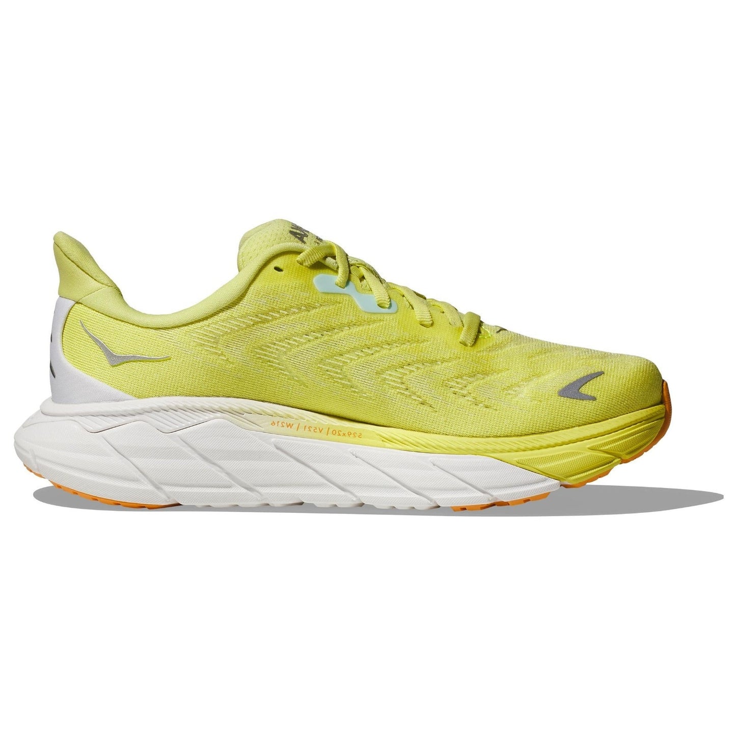Hoka One Women's Arahi 6 Running Shoes Citrus Glow White Size US 7.5 B
