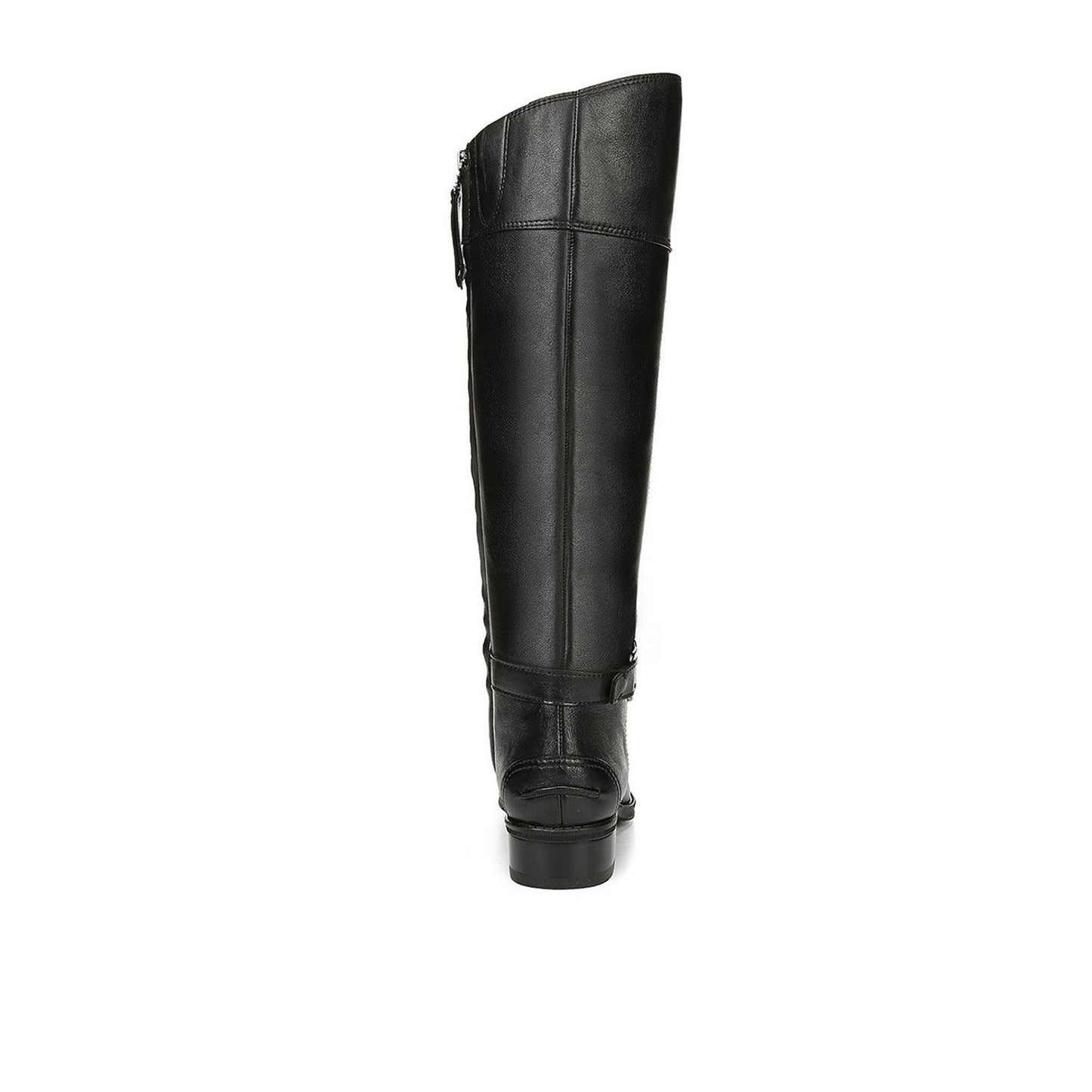 NEW Sam Edelman Prisilla Knee High Black Leather Riding Boot US 9.5 M Side Zip