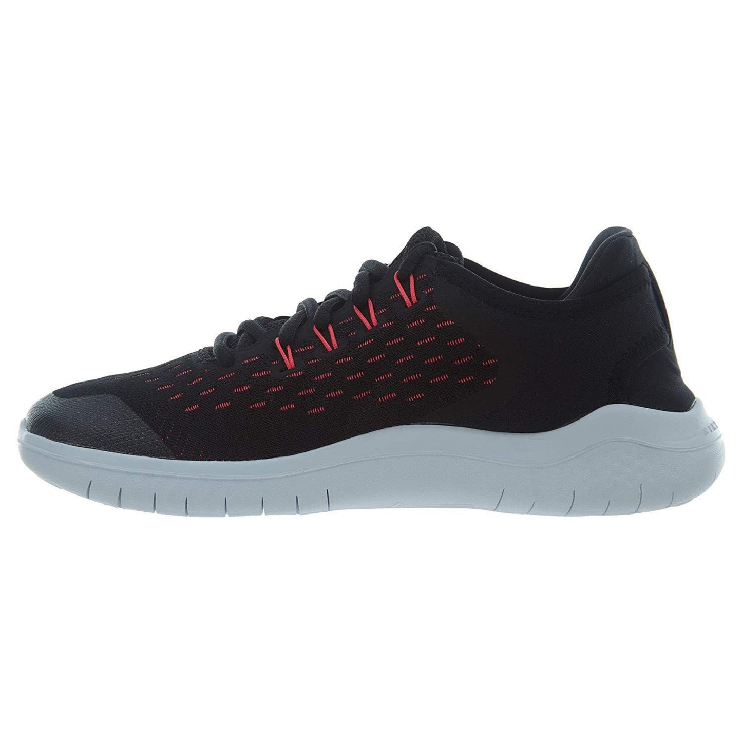 Nike Free RN 2018 Black/White-Racer Pink-Volt Running shoes Grade School Boy 7 Y