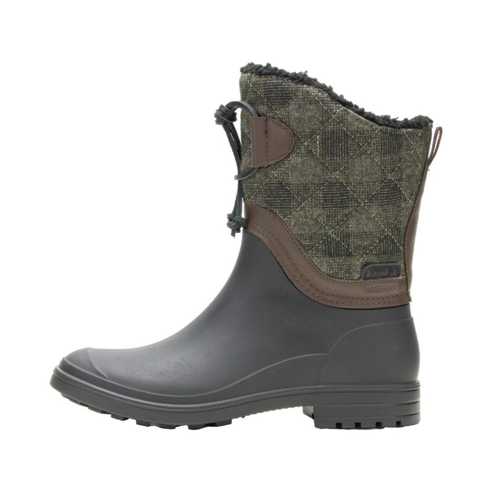 Kamik Stella Java Women's Winter Boots Insulated Black Brown 10 M Kamik