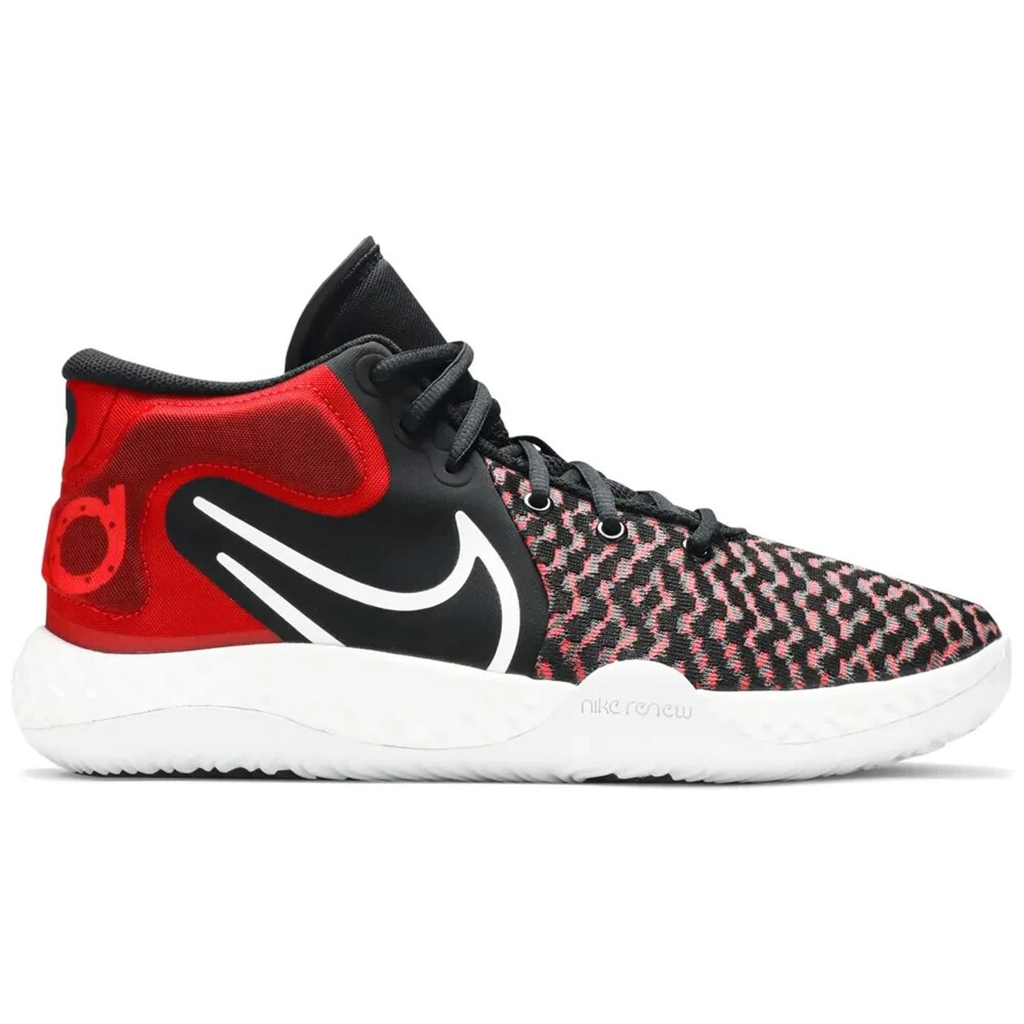 Nike Men's KD Trey 5 VIII Basketball Shoes, Black /Red /White 11.5