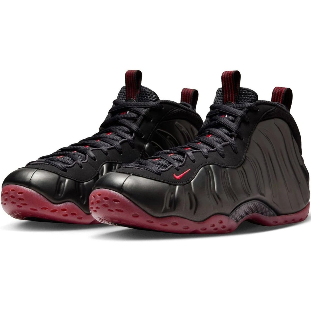 Nike Air Foamposite One 'Cough Drop' Black Red Men's Size 10.5 Shoes IB2219-001