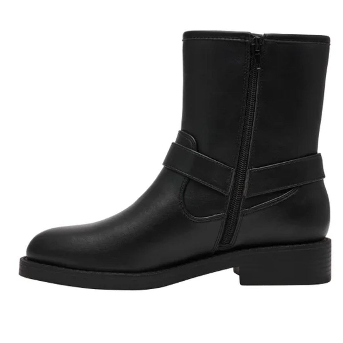 Dolce Vita Women’s Moto Boots Black Leather Size 10 M Motorcycle Biker Boots