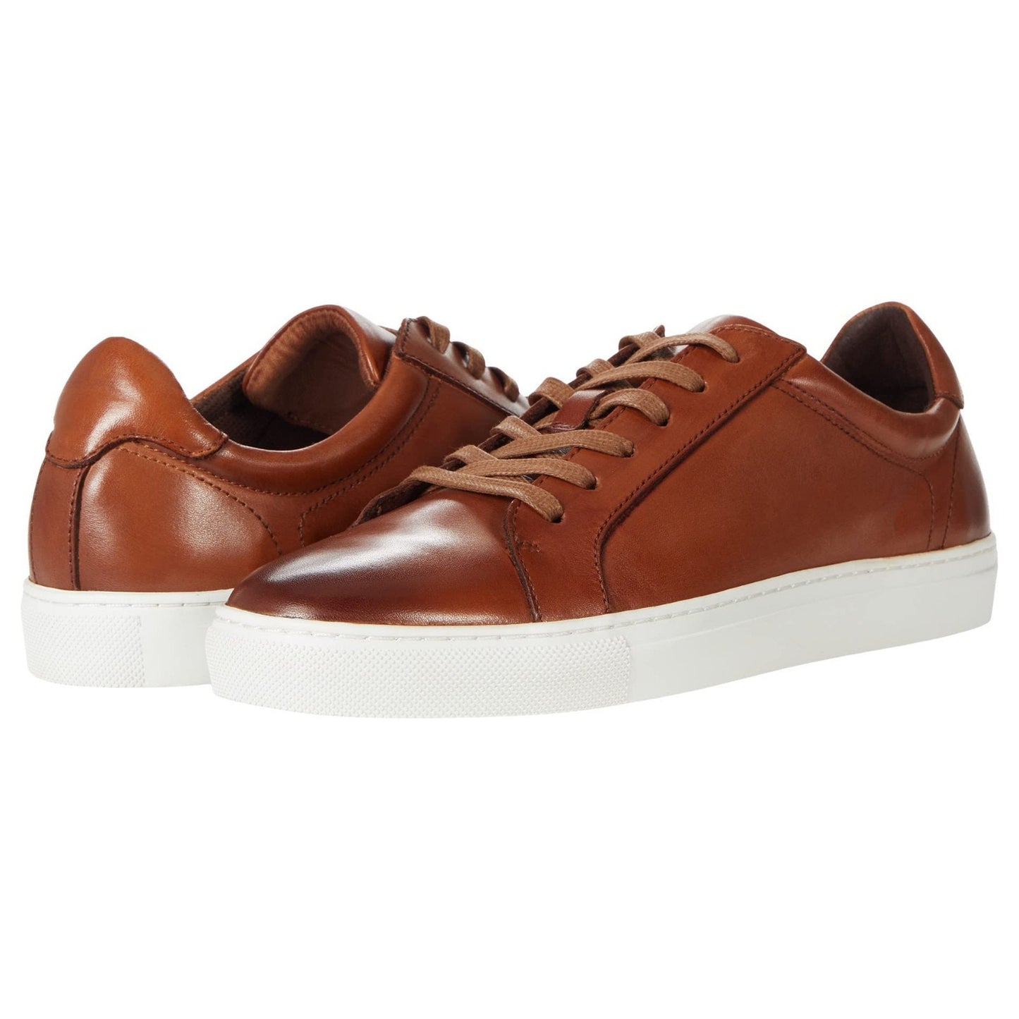 Winthrop Clay Leather Low Top Sneakers Shoes Men's Cognac Size US 11