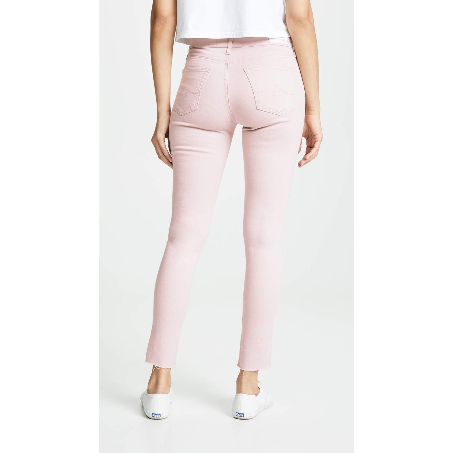 AG Adriano Women’s The Legging Ankle Super Skinny Jeans Peaked Pink Denim 30