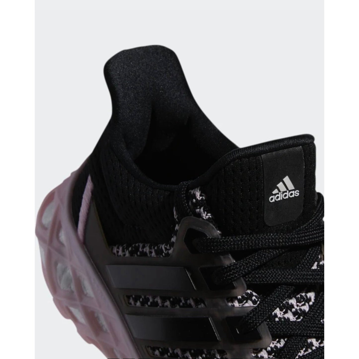 Adidas Ultraboost Web DNA Womens Running Shoes Black/Black/Clear Pink Size 6