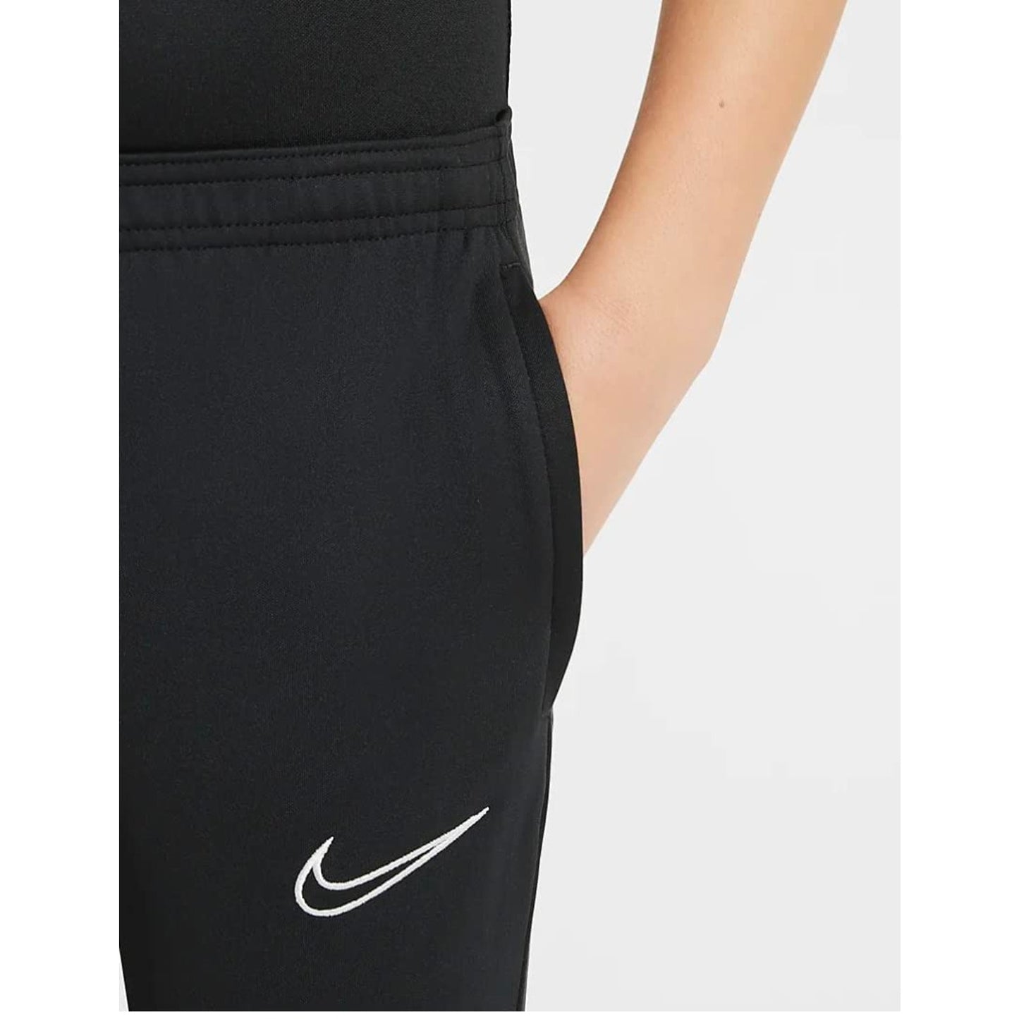 Nike Dri-FIT Academy Big Kids' Soccer Pants Zippered Pocket Black Large