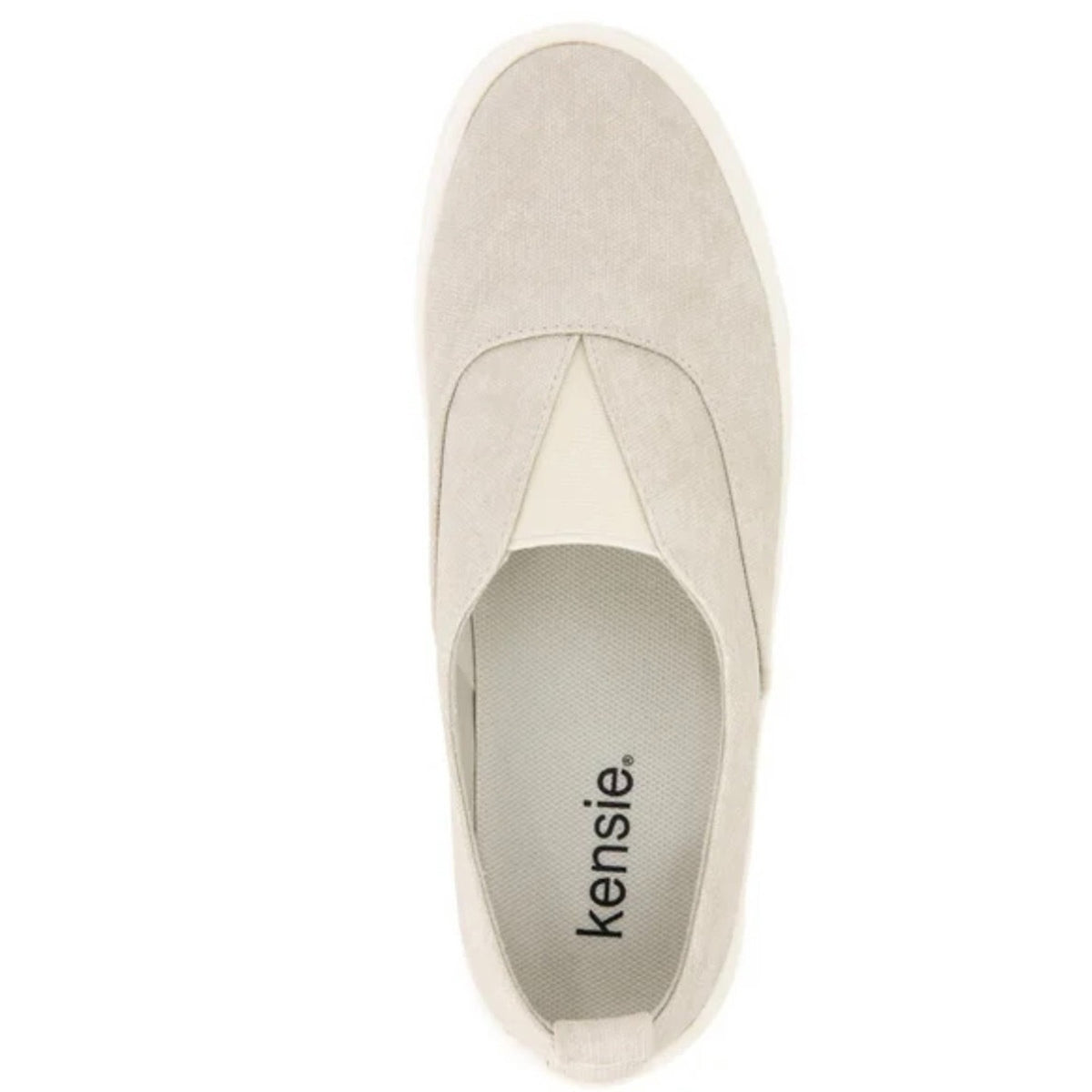 Kensie Salia Beige Womens Shoes Slip On Fabric Size 7 M