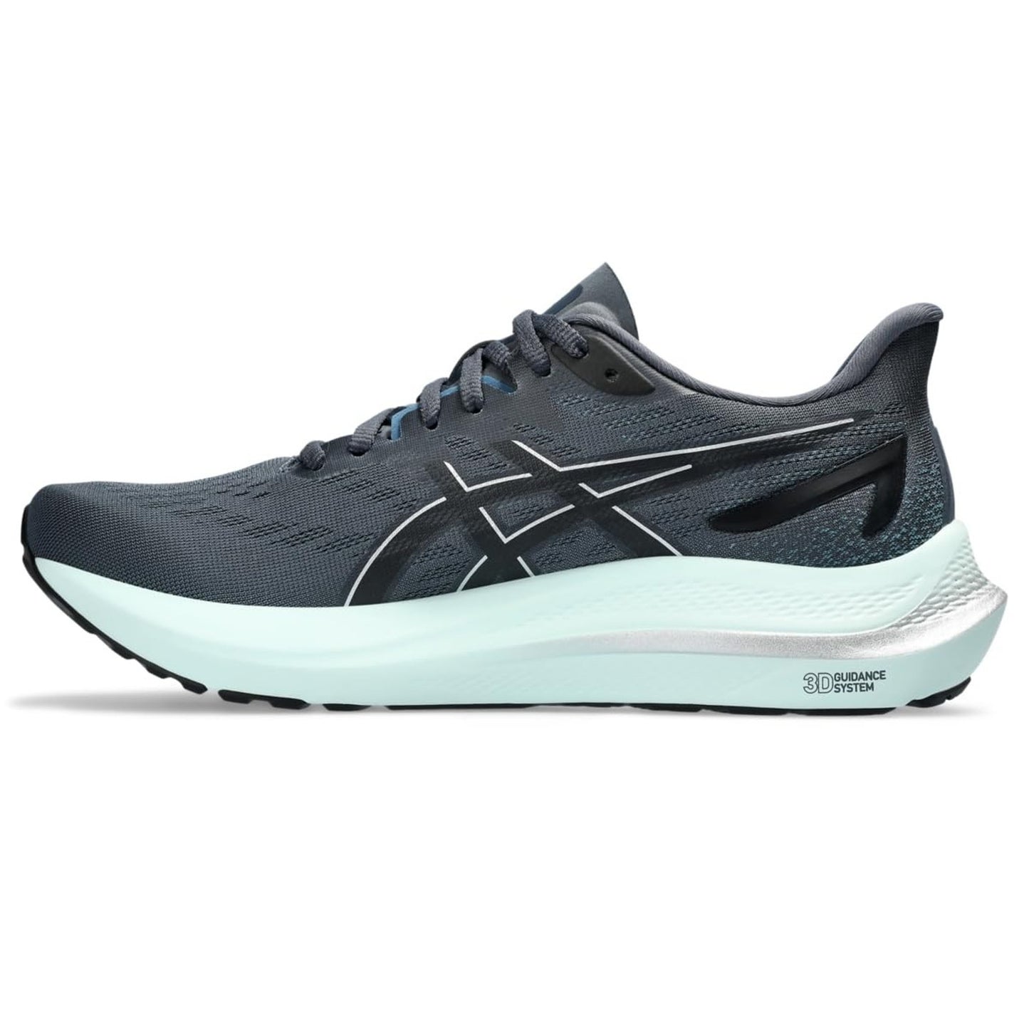 ASICS GT 2000 12 Women 's Running shoes Tarmac/Pure Silver Size 9.5 WIDE