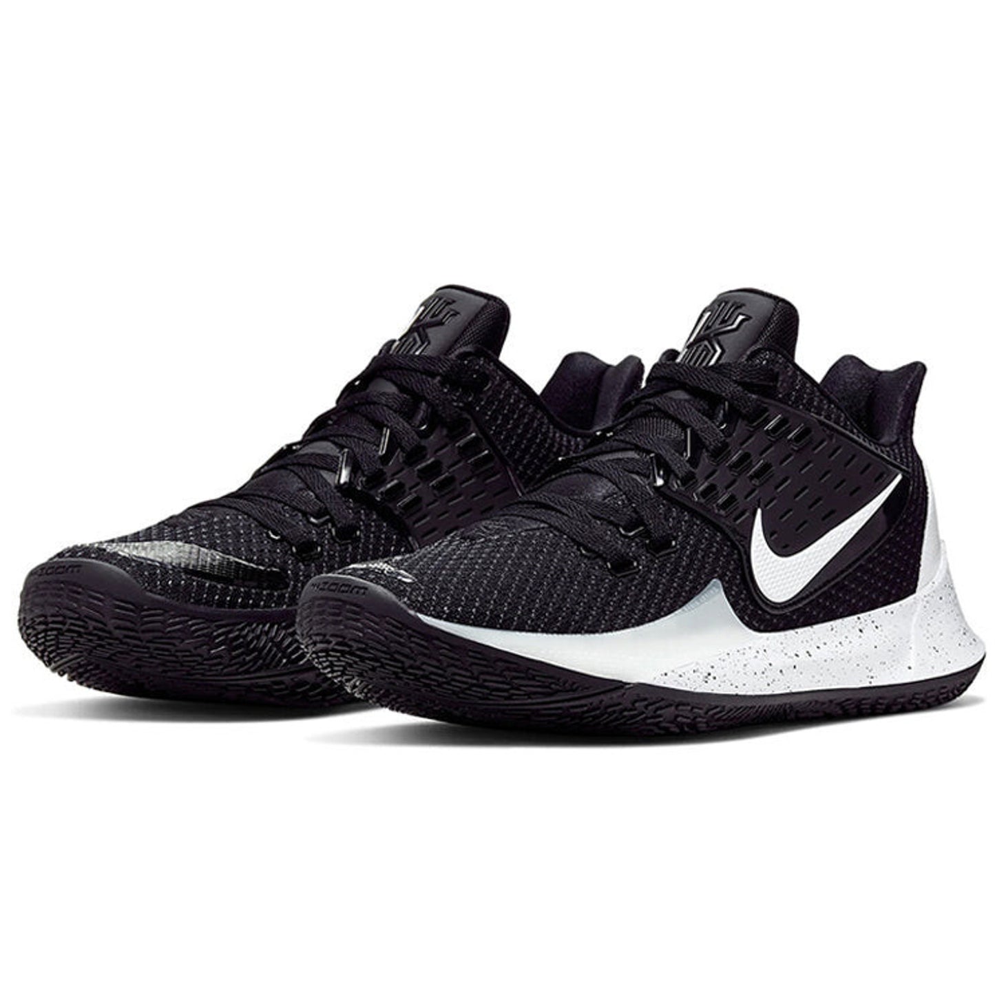 Nike Kyrie Low 2 Mens Basketball Shoes Black/White-White Size 9.5 M
