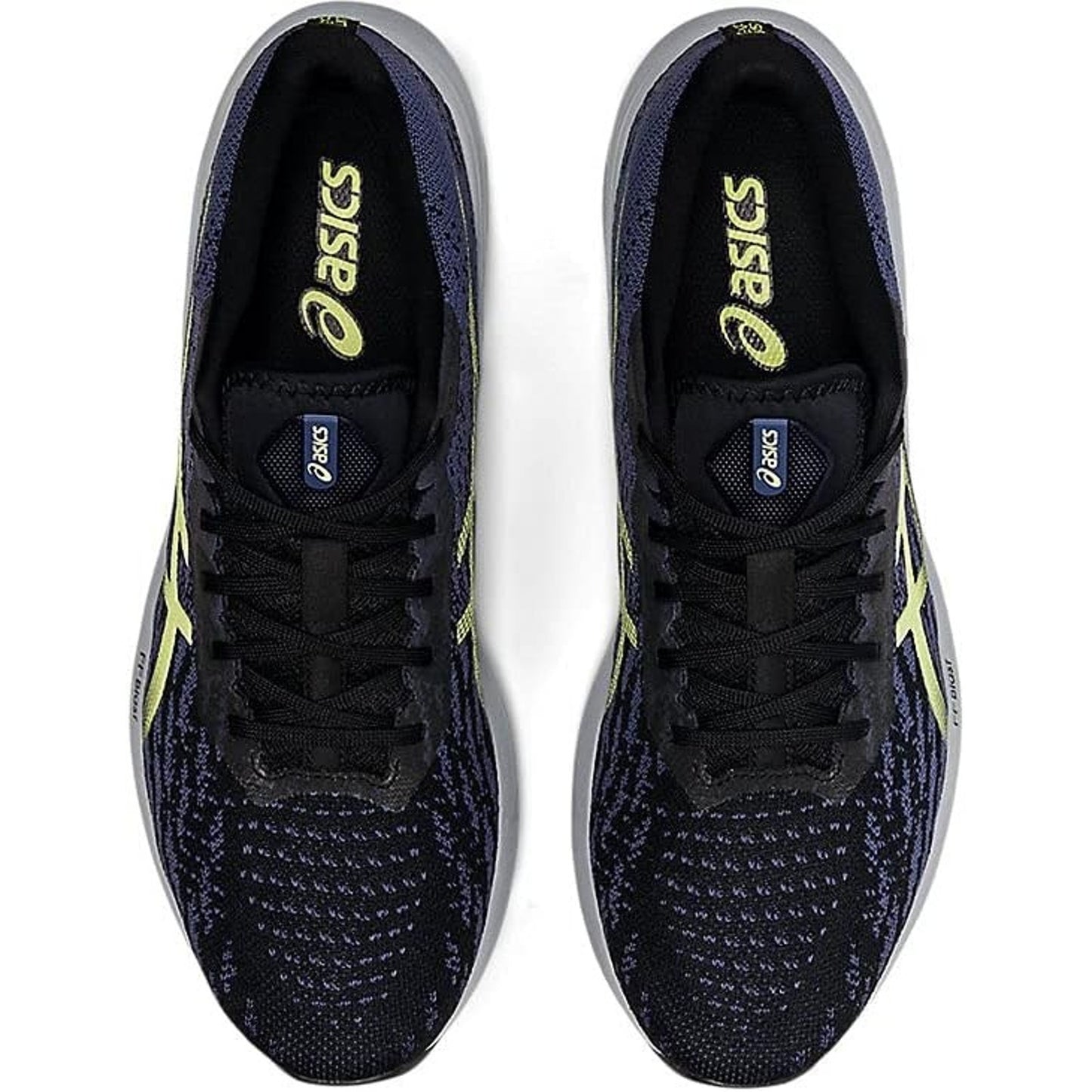 Asics Dynablast 2 Shoes Men's Black/Glow Yellow Low Top Running Sneakers 9 M