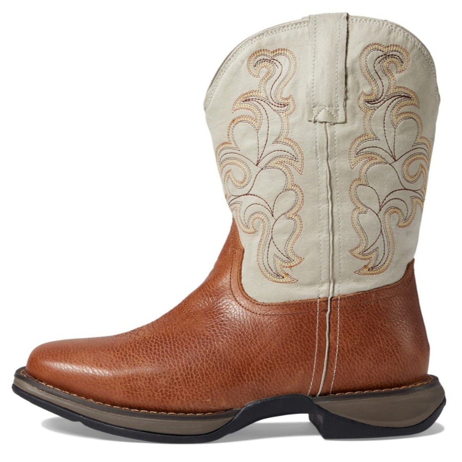 Roper Wilder Embroidered Square Toe Pull On Cowboy Mens Boot Size 9 D Casual Roper