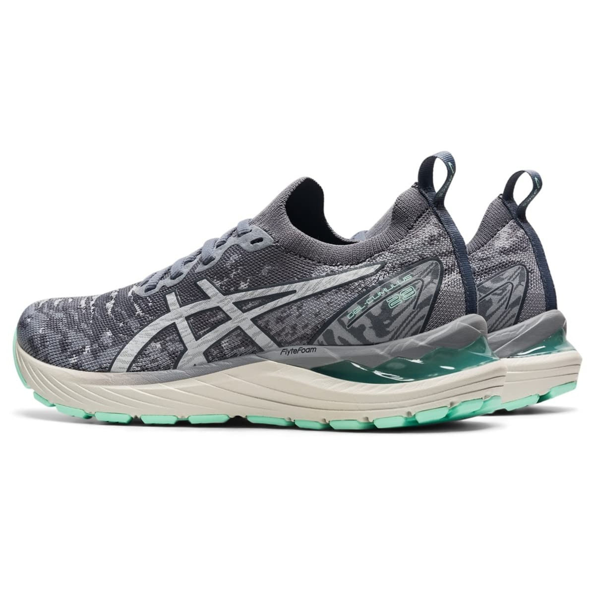 ASICS Gel Cumulus 23 MK Women's Running Shoes, Sheet Rock/Piedmont Grey 7.5 M