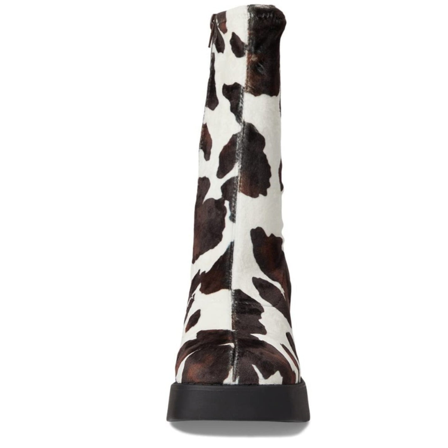 Steve Madden Klayton Platform Boot Women Size 9.5 Cow Print Chunky Heel