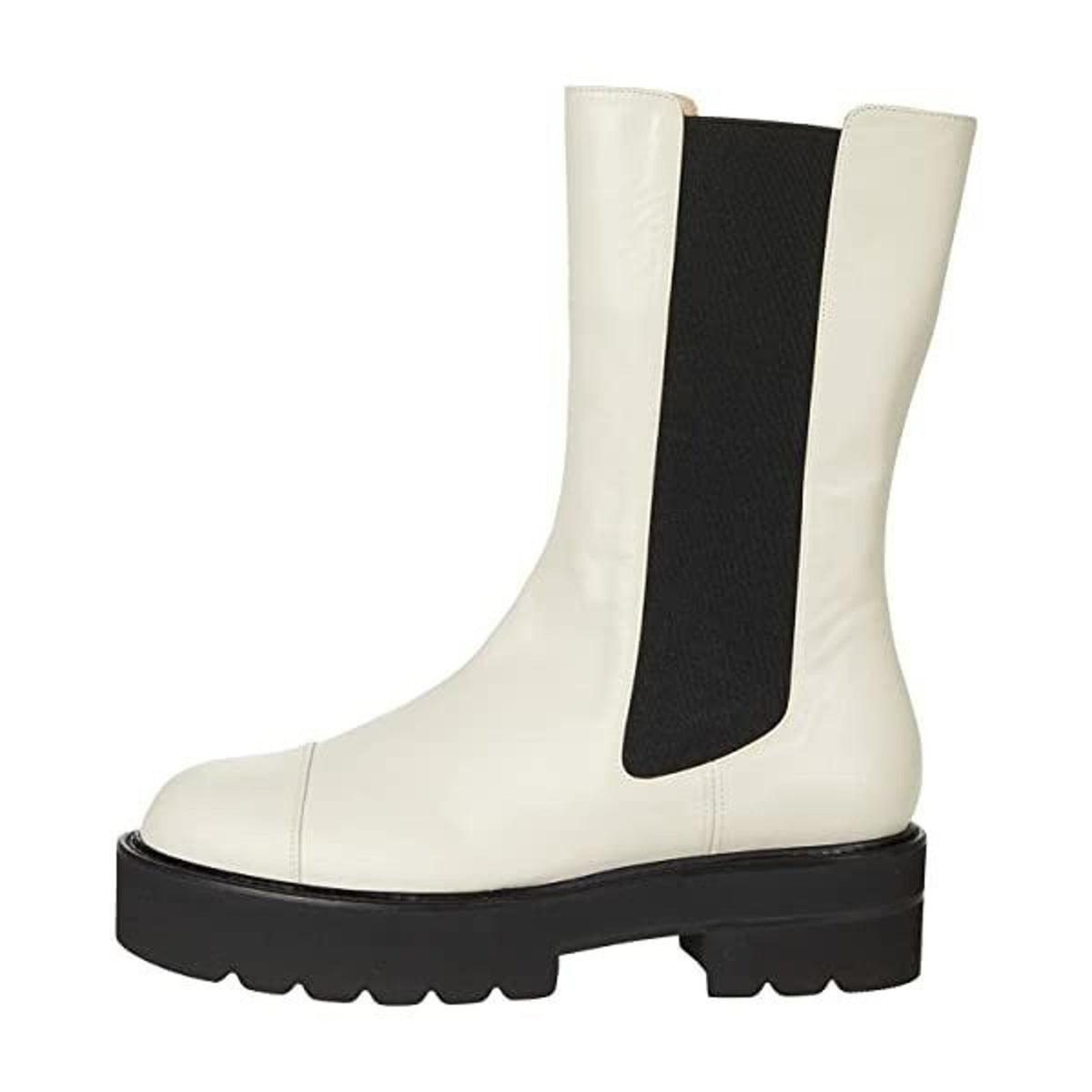 Stuart Weitzman Presley Ultralift 50mm platform boots Oat, Off White Size 11 M
