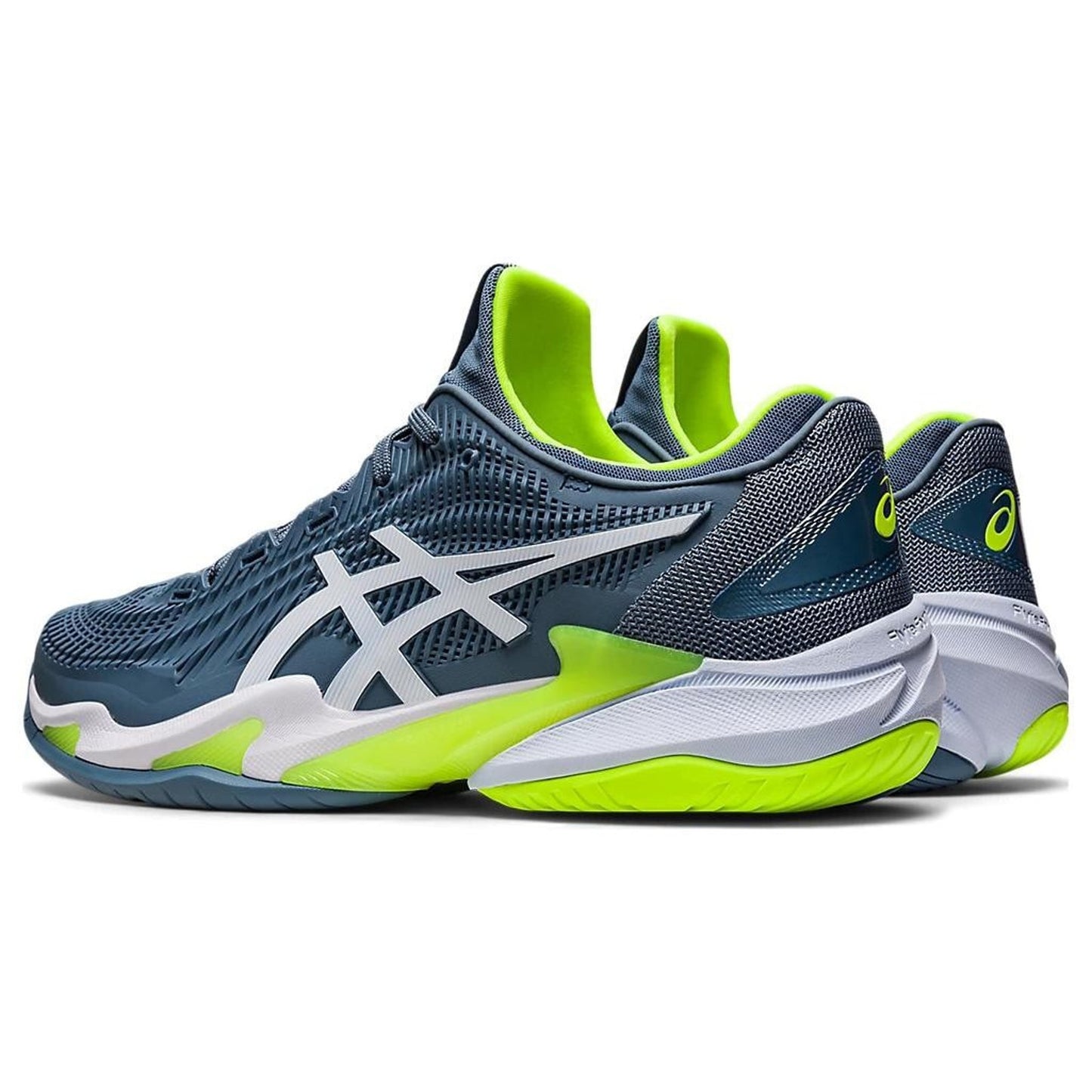 Asics Court FF 3 Comfort shock absorption Men Shoes Steel Blue/White - Size 13 M