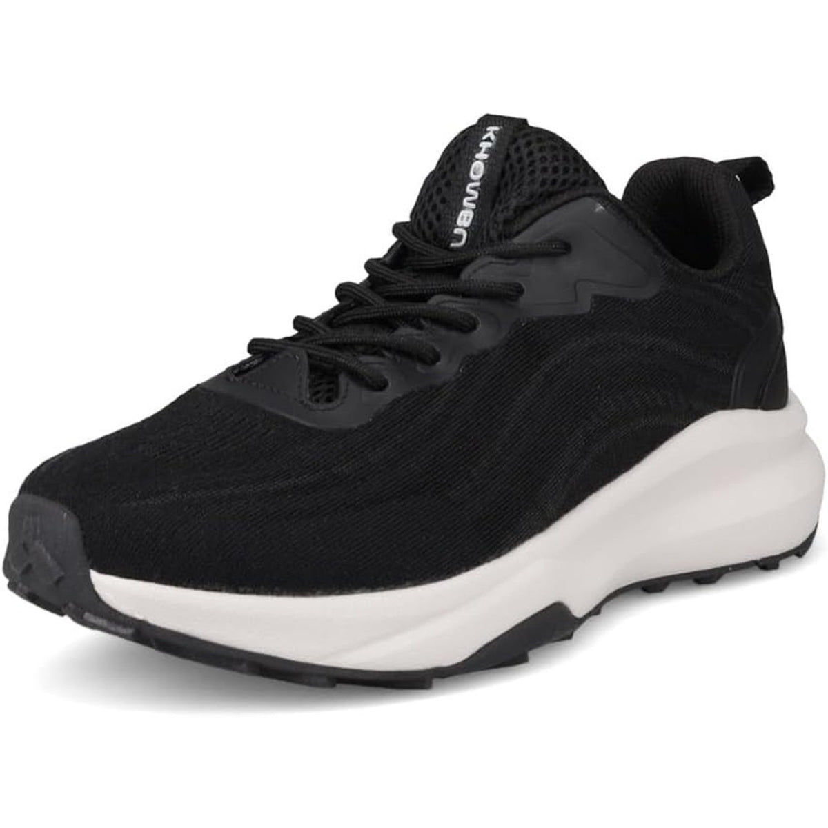 Khombu Patan Womens Black Sneakers Memory Foam Size 8.5 M