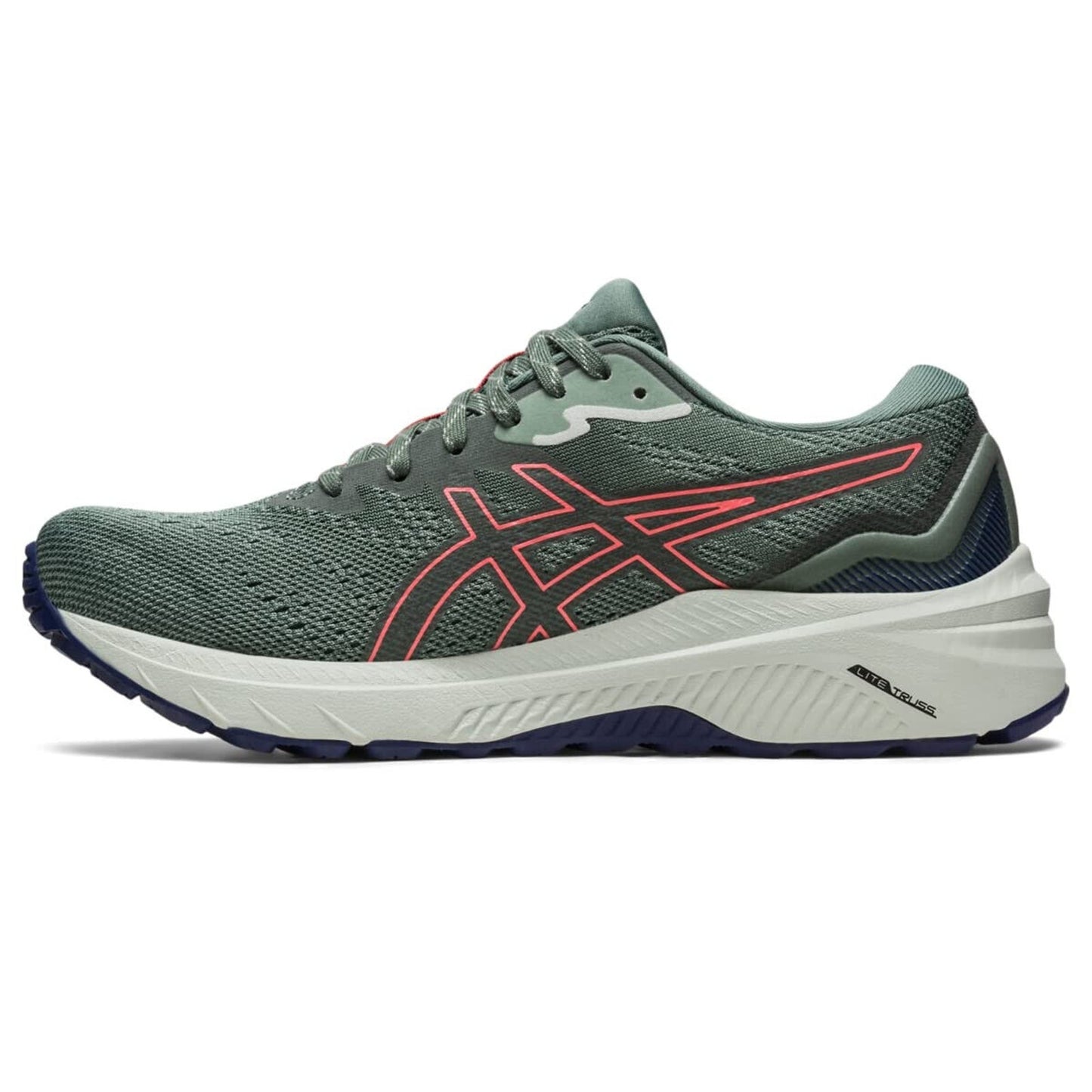 ASICS Women's GT-1000 11 Trail Running Shoes in Nature Bathing/Papaya size 9 B