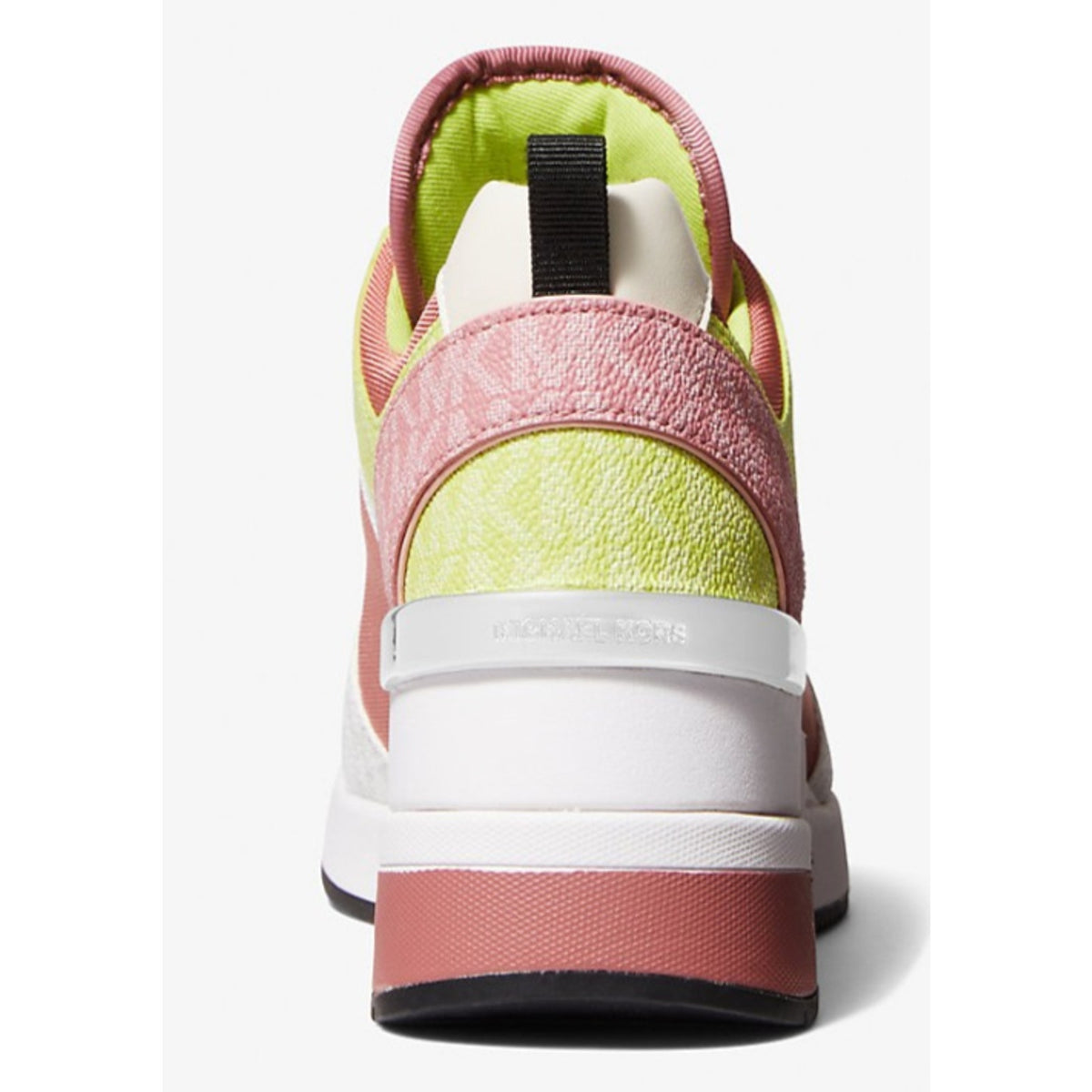 Michael Kors Georgie Trainer Rose Multi Wedges Sneakers Shoes Women's 7.5 M