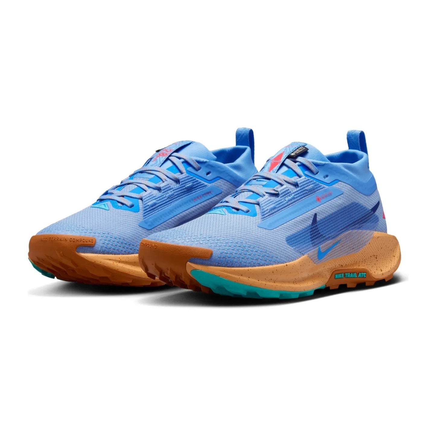 Size 9.5 Nike Pegasus Trail 5 Gore-Tex Blue Beyond Copper Moon Monarch Blue
