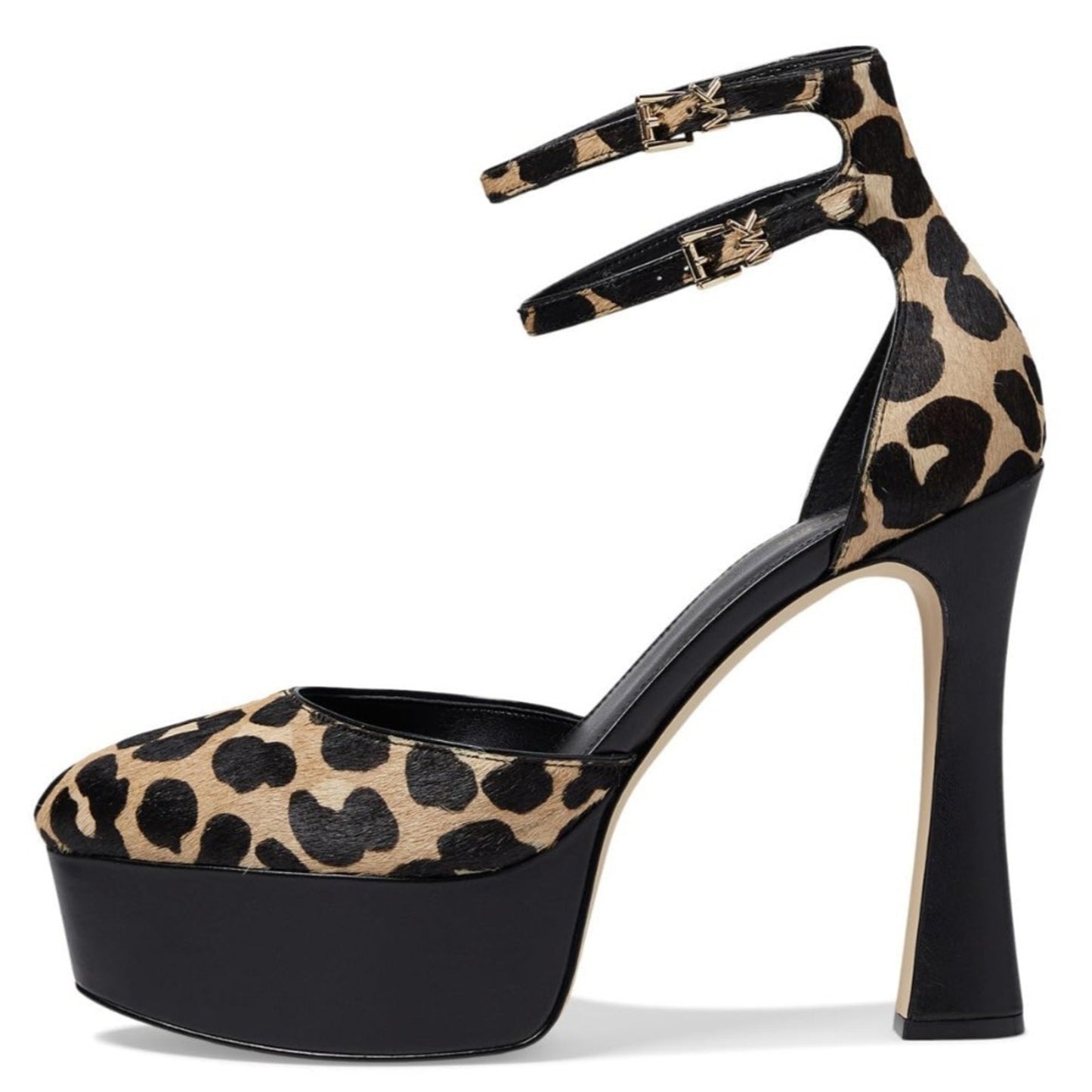 MICHAEL Michael Kors Martina Leopard Print Calf Hair Womens Platform Pump 10 M