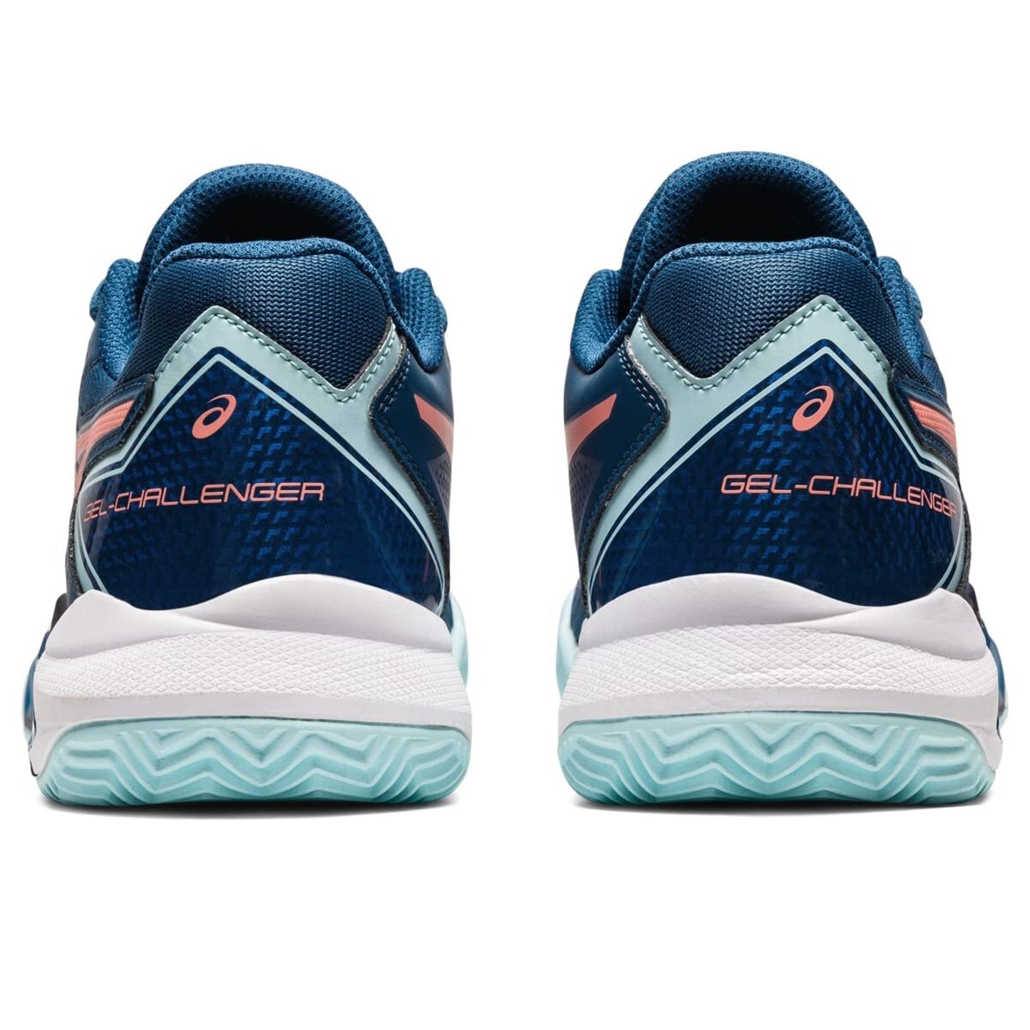 Asics GEL-CHALLENGER 13 Clay Women Tennis Shoes LIGHT INDIGO/GUAVA Size US 9.5 B