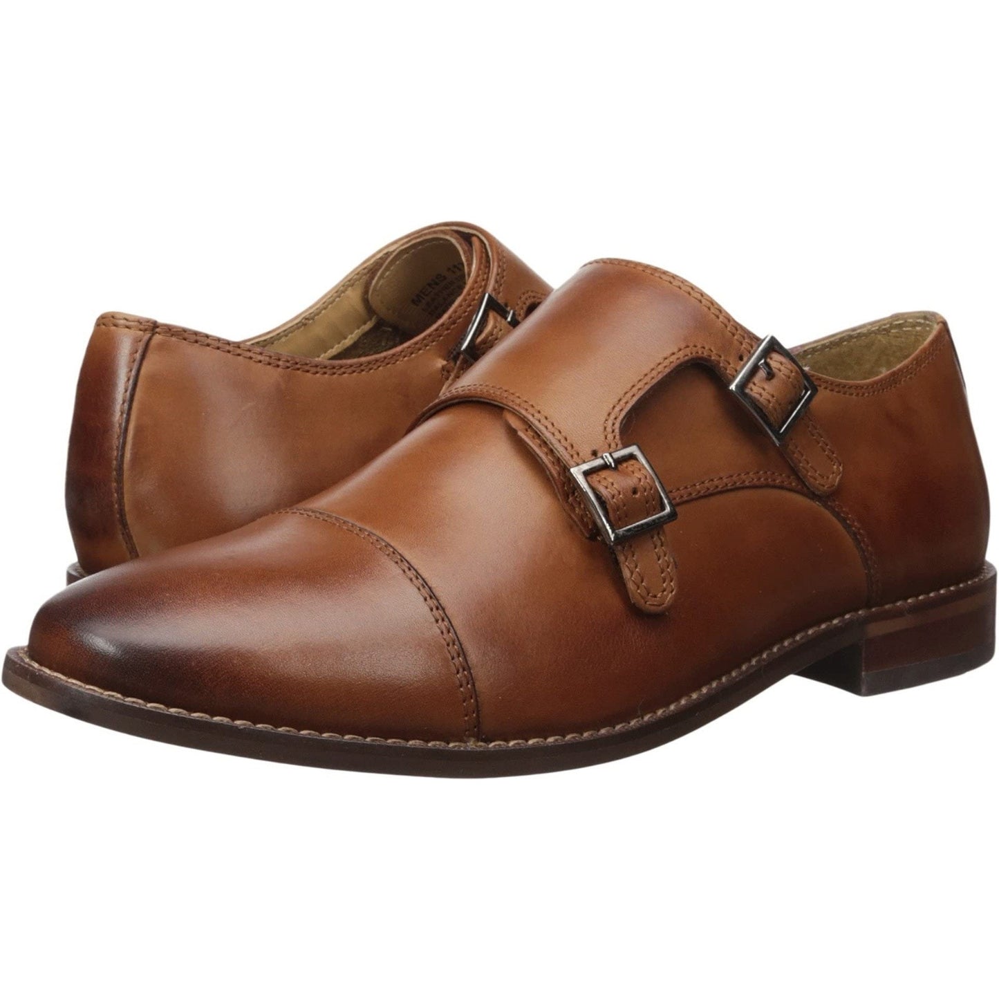 Florsheim Montinaro Double Monk Strap Saddle Tan Smooth 12 M (D)