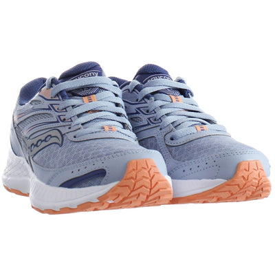 Saucony Versafoam Cohesion 13 Blue Mist/Melon Women's Running Shoes Size 8.5 M