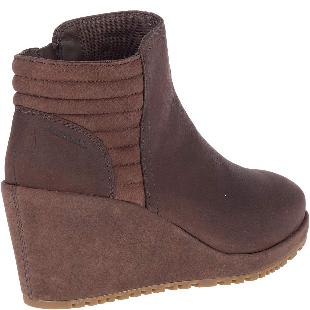 Merrell Tremblant Waterproof Women's Wedge Espresso Boots size 10.5
