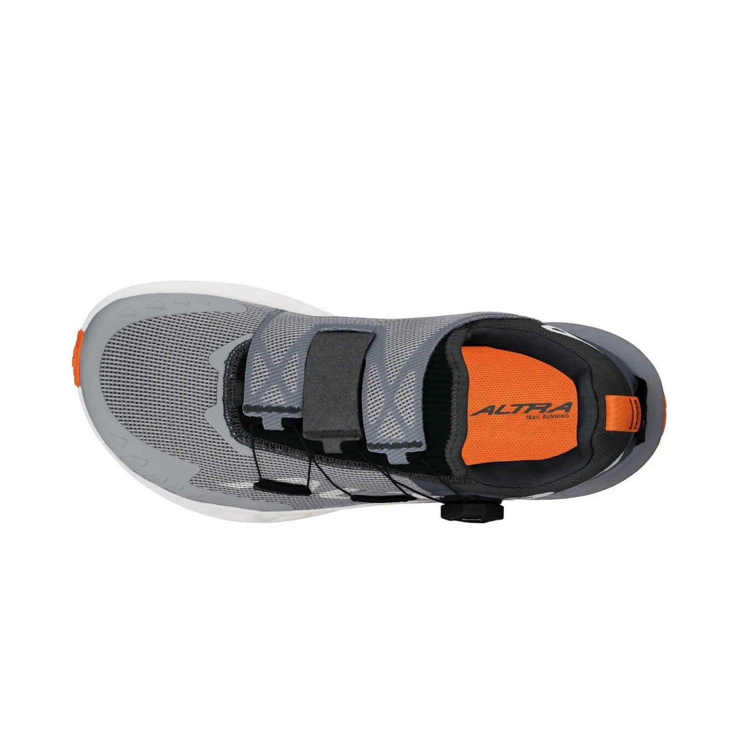ALTRA Men's TIMP 5 BOA Trail Running Shoe, Gray/Orange, size 8.5 M