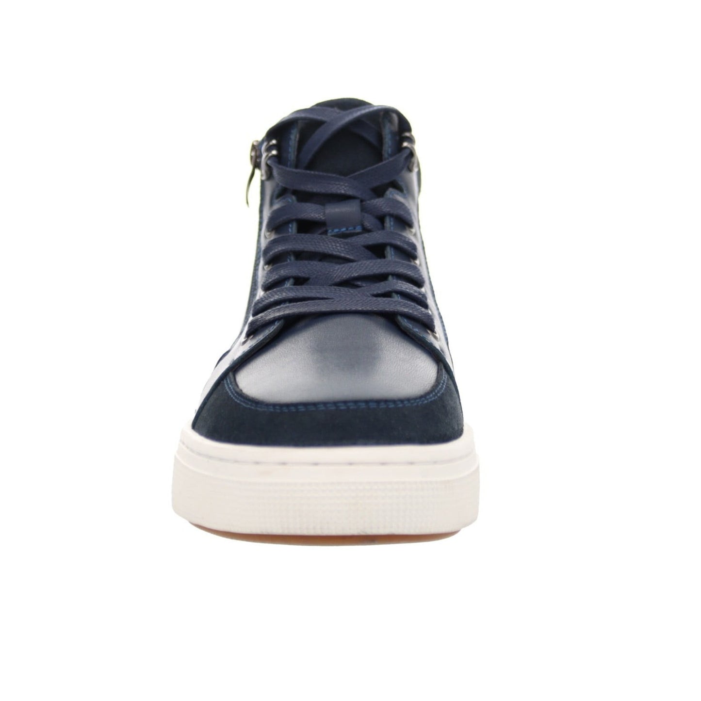 Propet Women's Kasia High-Top Side-Zip Sneaker Navy Leather - Size 9 M