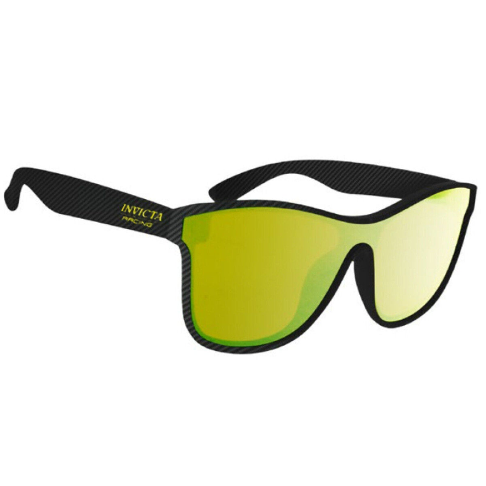 Invicta Racing Unisex Polarized Sunglasses, Yellow Mirror (IEW051) Invicta
