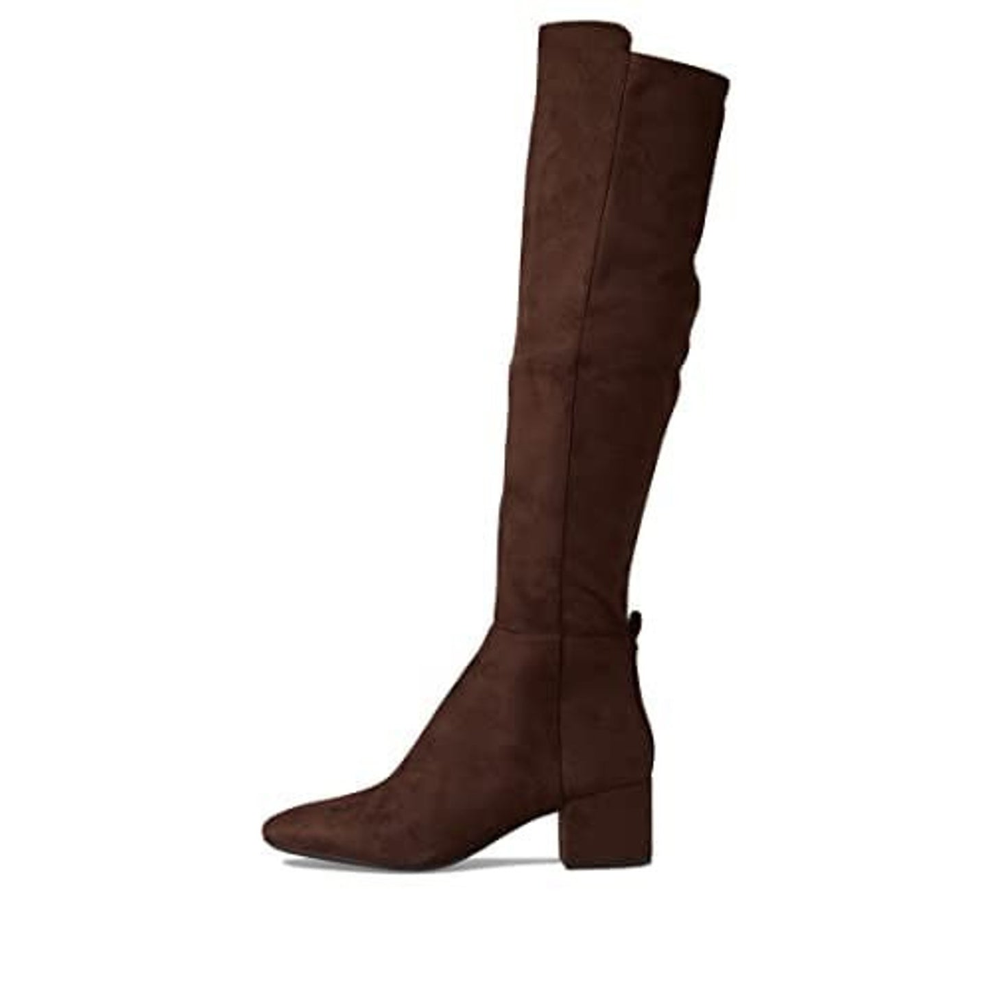 MICHAEL Michael Kors Women's Braden Block Heel Tall Boots Suede Mocha Size 10 M