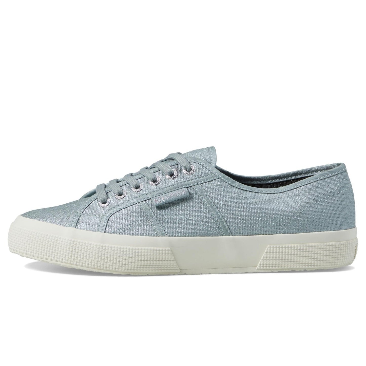 Superga 2750 Pearl Matte Canvas Grey Greenish Size Women 8.5 Low Top Shoes