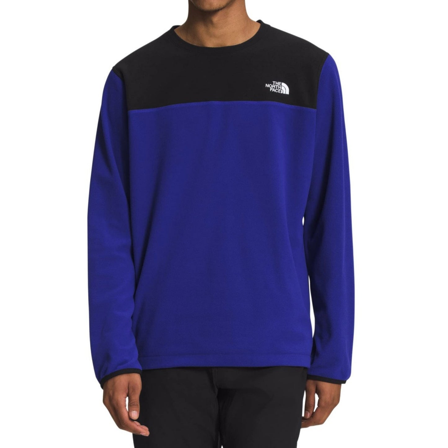 The North Face TKA Glacier Crew Lapis Blue/TNF Black Small