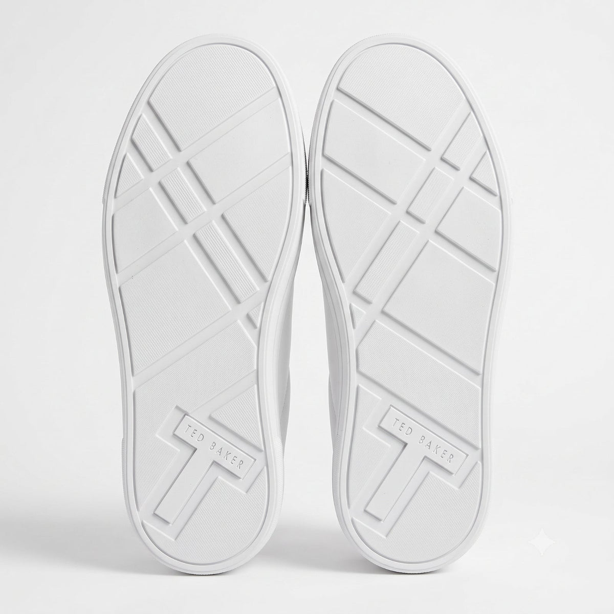 Ted Baker Women's White Leather Sneakers Cushioned Comfortable Size 8 M